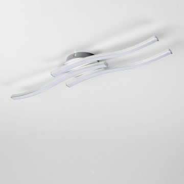 LED-Deckenleuchte 3xLED/6W/230V 3000K silber