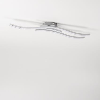 LED-Deckenleuchte 3xLED/6W/230V 3000K silber