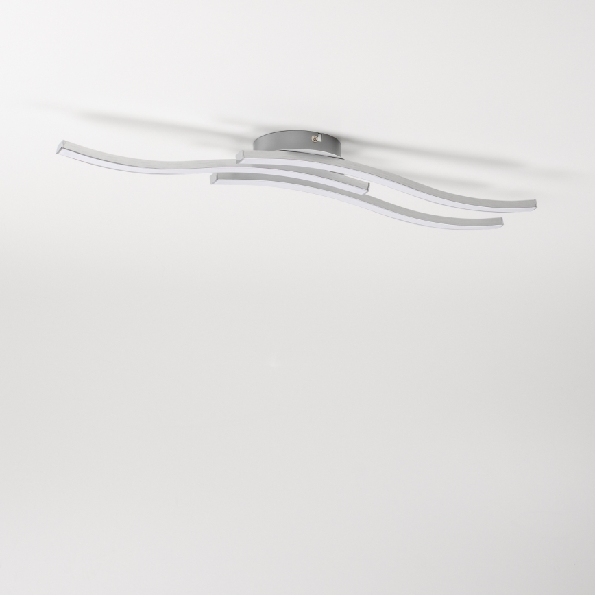 LED-Deckenleuchte 3xLED/6W/230V 3000K silber