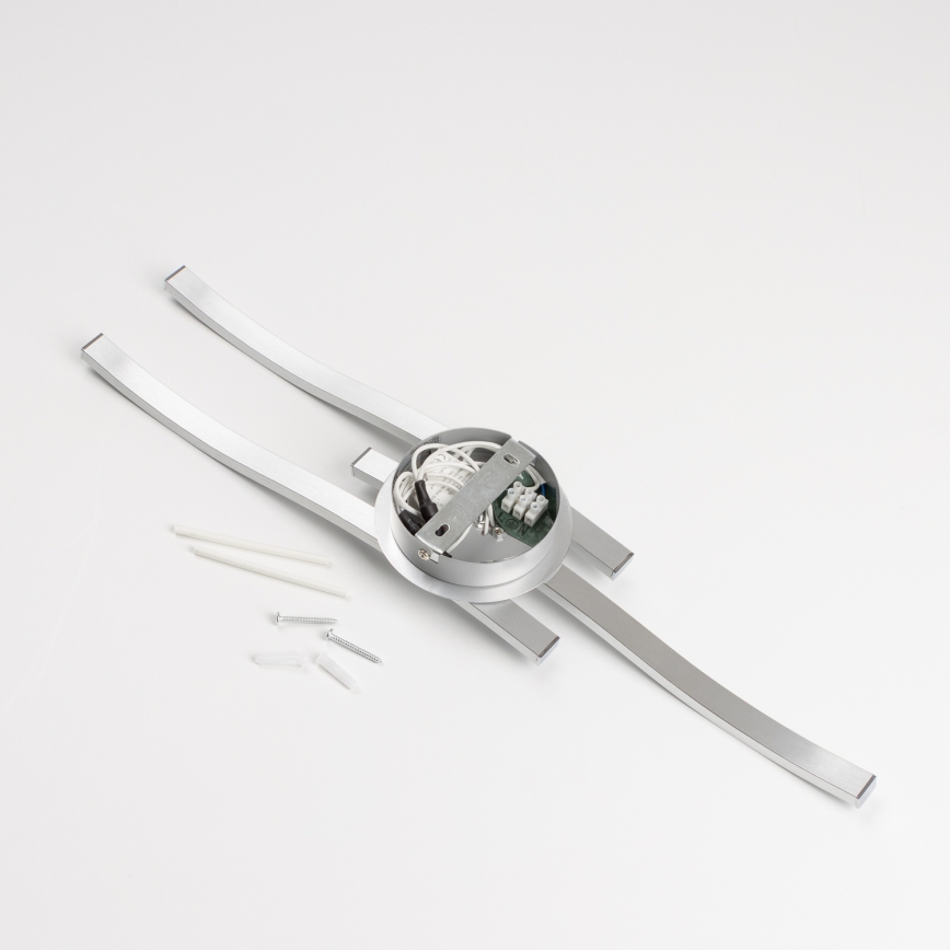 LED-Deckenleuchte 3xLED/6W/230V 3000K silber