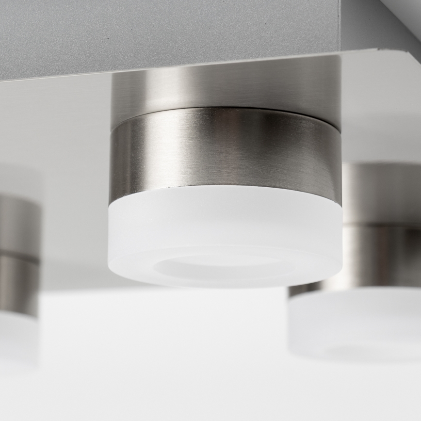 LED Deckenleuchte 4xLED/4W/230V mattchrom