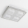 LED Deckenleuchte 4xLED/5W/230V 3000K 28x28 cm mattchrom