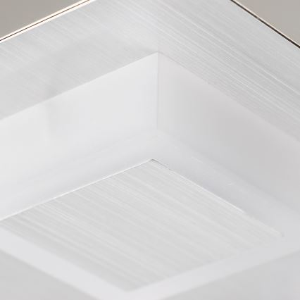 LED Deckenleuchte 4xLED/5W/230V 3000K 28x28 cm mattchrom