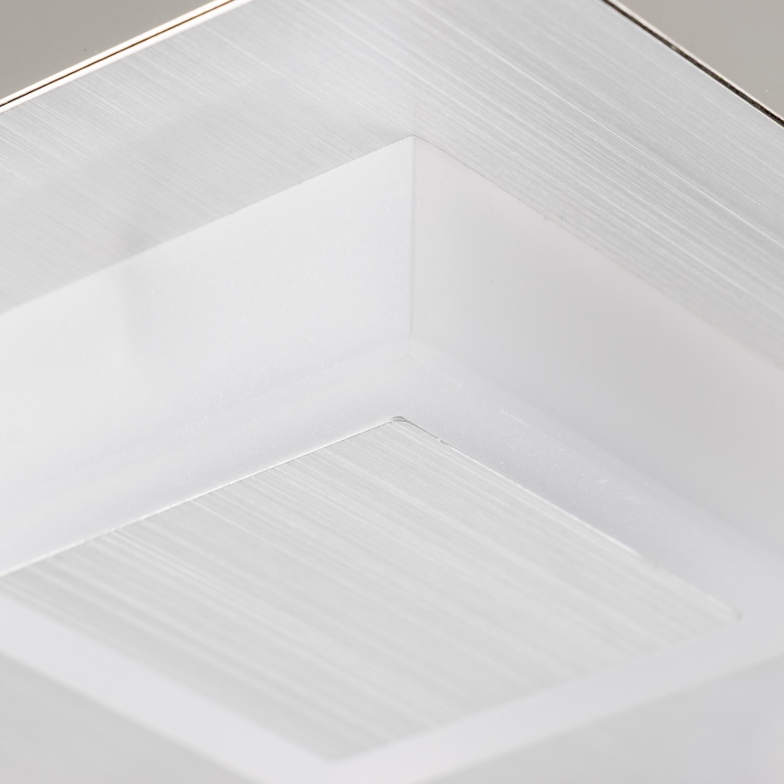 LED Deckenleuchte 4xLED/5W/230V 3000K 28x28 cm mattchrom