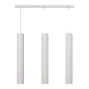 LED-Deckenleuchte an Kabel TUBA 3xGU10/4,8W/230V weiß