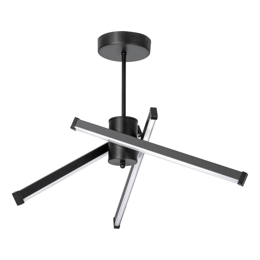 LED-Deckenleuchte an Stange 3xLED/10W/230V 3000-6500K d 62 cm schwarz
