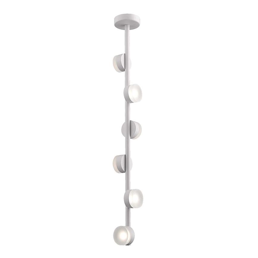 LED-Deckenleuchte an Stange COMFORT 6xLED/5W/230V weiß