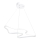 LED Deckenleuchte ARTISAN LED/36W/230V 6500K Weiß