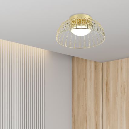 LED-Deckenleuchte BETSY LED/12W/230V Ø 25 cm gold