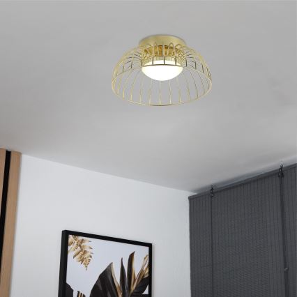 LED-Deckenleuchte BETSY LED/12W/230V Ø 25 cm gold