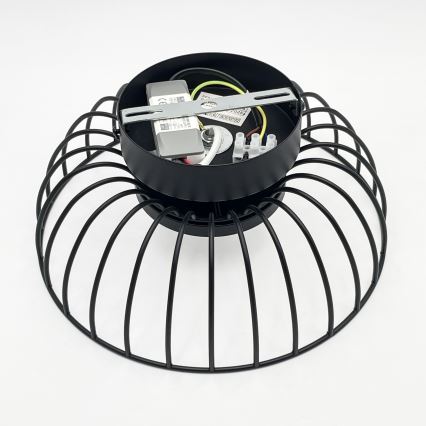 LED-Deckenleuchte BETSY LED/12W/230V Ø 25 cm schwarz