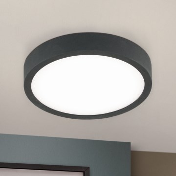 LED-Deckenleuchte BULLY LED/12W/230V d 14 cm schwarz