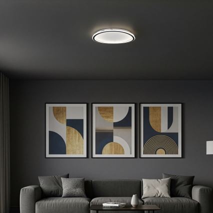 LED-Deckenleuchte CALI LED/30W/230V Ø 40 cm schwarz