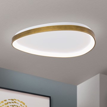 LED-Deckenleuchte CHARLIE LED/48W/230V d 65 cm golden