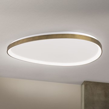 LED-Deckenleuchte CHARLIE LED/72W/230V d 80 cm golden