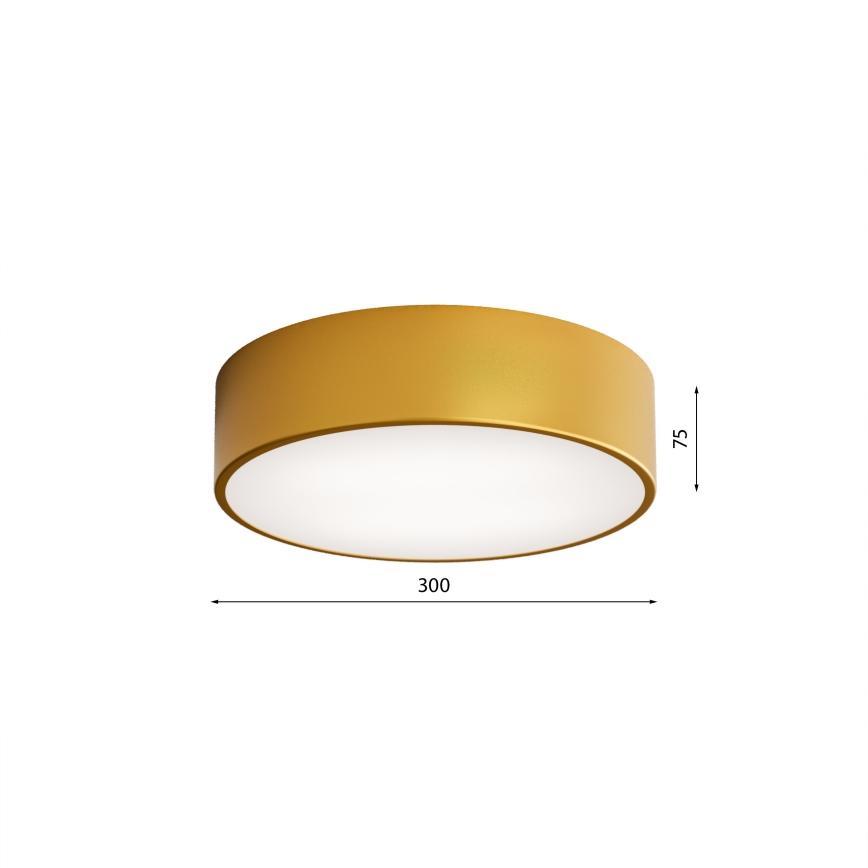 LED-Deckenleuchte CLEO LED/24W/230V 3000K d 30 cm golden