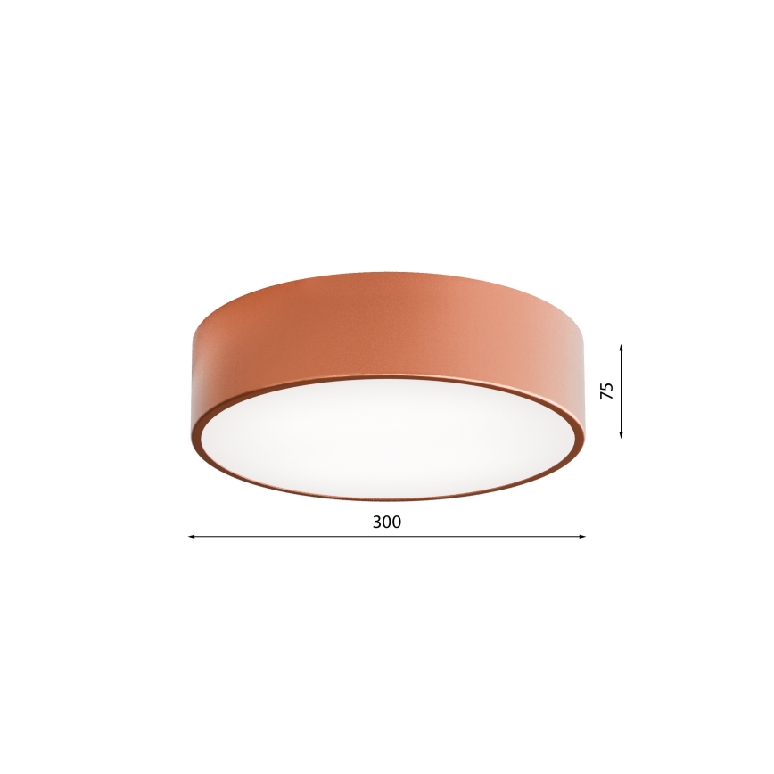 LED-Deckenleuchte CLEO LED/24W/230V 3000K d 30 cm kupfern