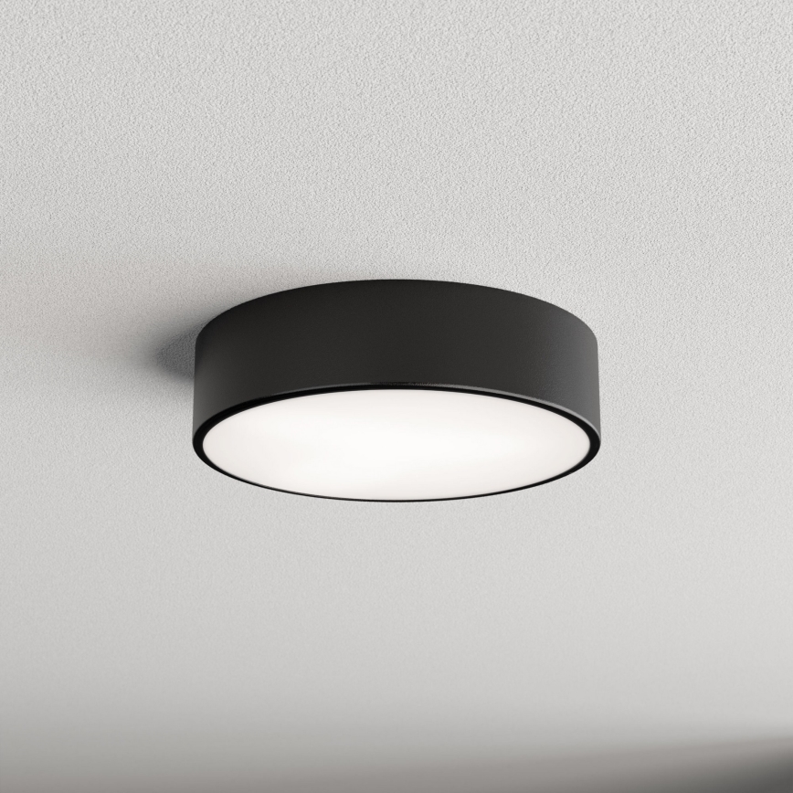 LED-Deckenleuchte CLEO LED/24W/230V 3000K d 30 cm schwarz