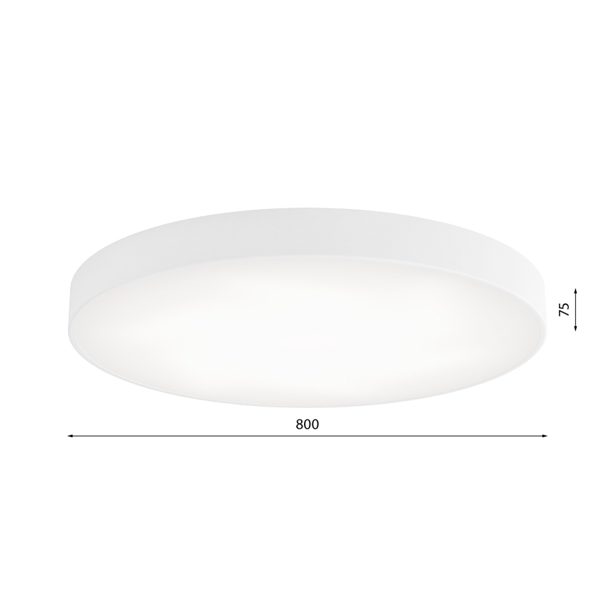 LED-Deckenleuchte CLEO LED/96W/230V 3000K d 80 cm weiß