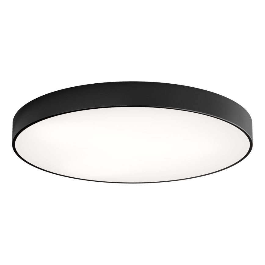 LED-Deckenleuchte CLEO LED/96W/230V 4000K Ø 80 cm Schwarz
