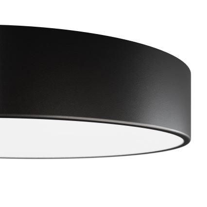 LED-Deckenleuchte CLEO LED/96W/230V 4000K Ø 80 cm Schwarz