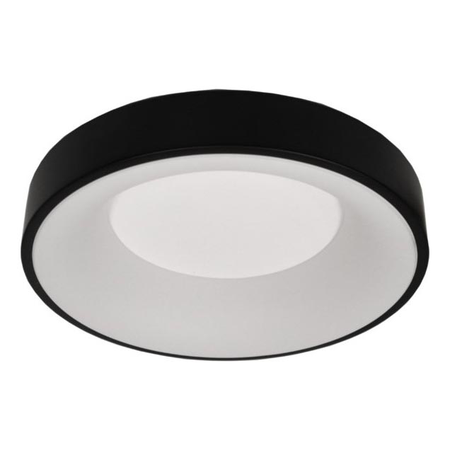 LED-Deckenleuchte DRAX LED/32W/230V 4000K Ø 38 cm schwarz