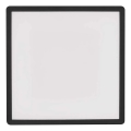 LED-Deckenleuchte FLORI LED/18W/230V 4000K schwarz 29x29 cm