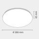 LED-Deckenleuchte für Badezimmer ADAR LED/13W/230V IP44 4000K