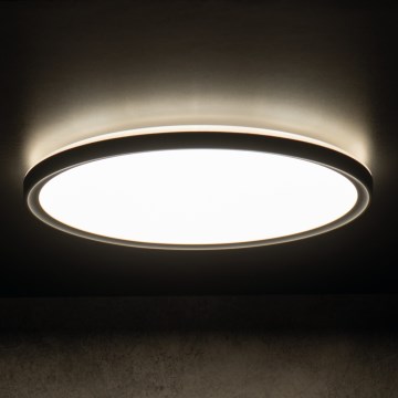LED-Deckenleuchte für Badezimmer AZPO LED/11,8W/230V d 22,5 cm IP54 schwarz