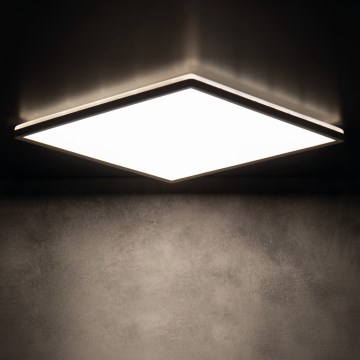 LED-Deckenleuchte für Badezimmer AZPO LED/22W/230V 42x42 cm IP54 schwarz
