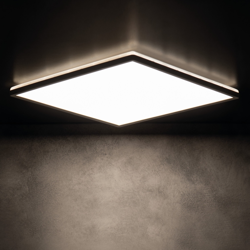 LED-Deckenleuchte für Badezimmer AZPO LED/22W/230V 42x42 cm IP54 schwarz
