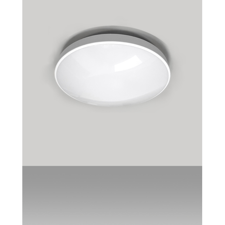 LED-Deckenleuchte für Badezimmer CIRCLE LED/18W/230V 4000K d 30 cm IP44 weiß