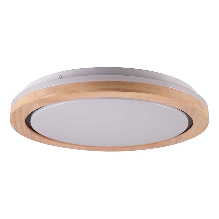 LED-Deckenleuchte für Badezimmer DAREK LED/24W/230V d 39 cm IP44 Eiche
