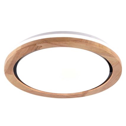 LED-Deckenleuchte für Badezimmer DAREK LED/24W/230V d 39 cm IP44 Eiche