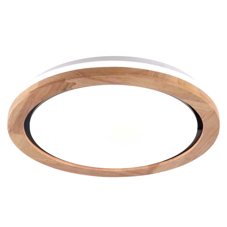 LED-Deckenleuchte für Badezimmer DAREK LED/24W/230V d 39 cm IP44 Eiche