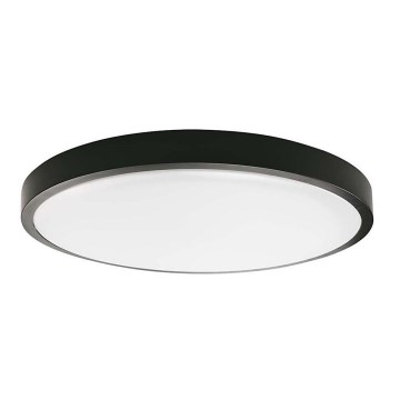LED-Deckenleuchte für Badezimmer LED/24W/230V 4000K IP44 d 29,5 cm schwarz