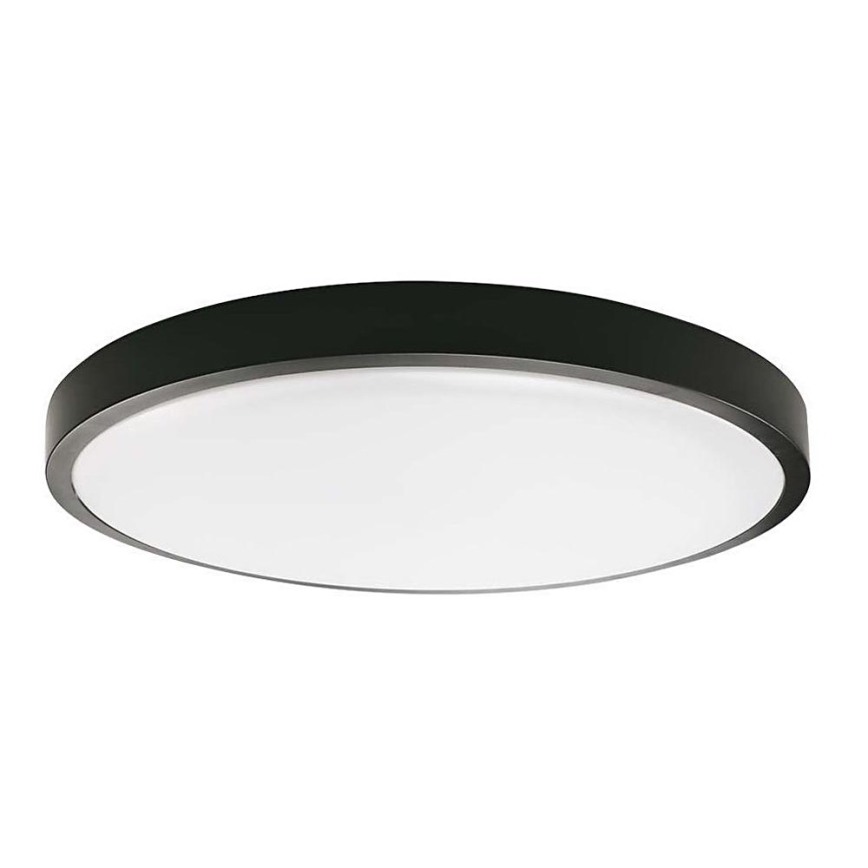 LED-Deckenleuchte für Badezimmer LED/24W/230V 4000K IP44 d 29,5 cm schwarz