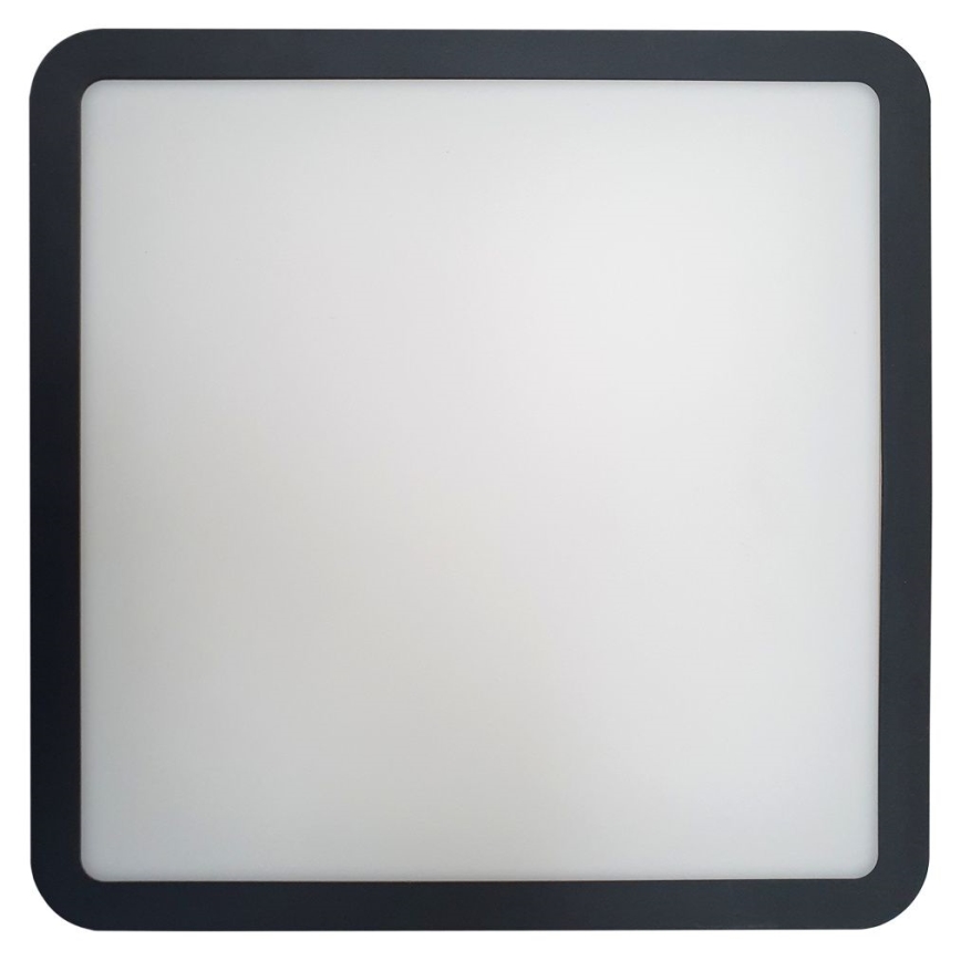 LED-Deckenleuchte für Badezimmer mit Sensor ELLÉ LED/24W/230V 3000/4000/6500K 26x26 cm IP54 anthrazit