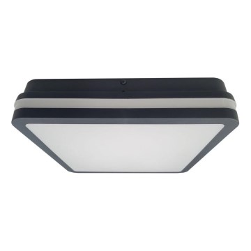 LED-Deckenleuchte für Badezimmer mit Sensor ELLÉ LED/24W/230V 3000/4000/6500K 26x26 cm IP54 anthrazit