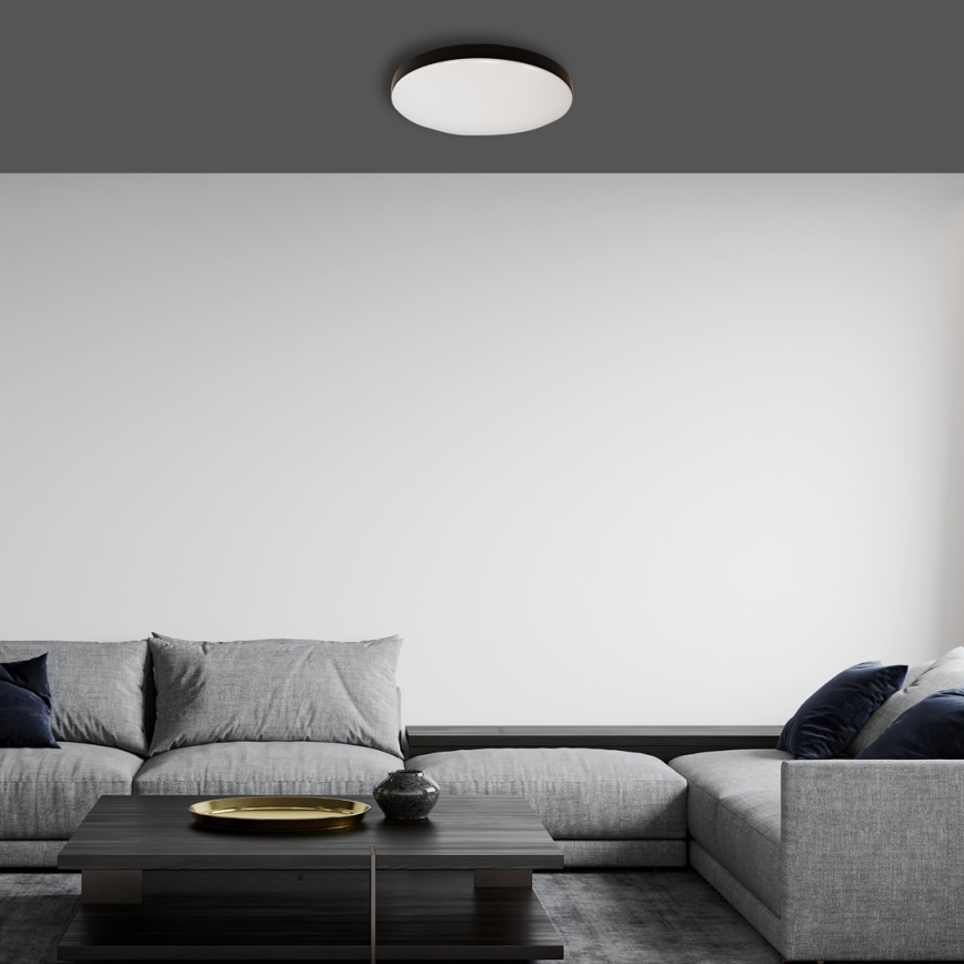 LED-Deckenleuchte für Badezimmer mit Sensor MAYA LED/13W/230V d 33 cm IP44 schwarz