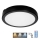 LED-Deckenleuchte für Badezimmer mit Sensor NAIROS LED/24W/230V IP65 3000/4000/6500K d 30 cm schwarz + Fernbedienung