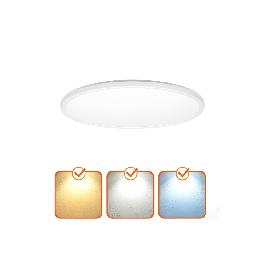 LED-Deckenleuchte für Badezimmer NIVERA LED/32W/230V IP54 3000/4000/6000K d 42 cm weiß