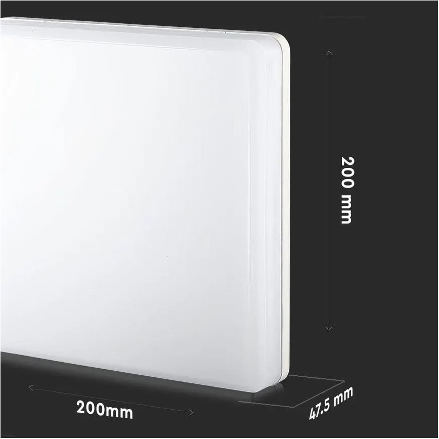 LED-Deckenleuchte für Badezimmer SAMSUNG CHIP LED/15W/230V 6500K IP44 20x20 cm