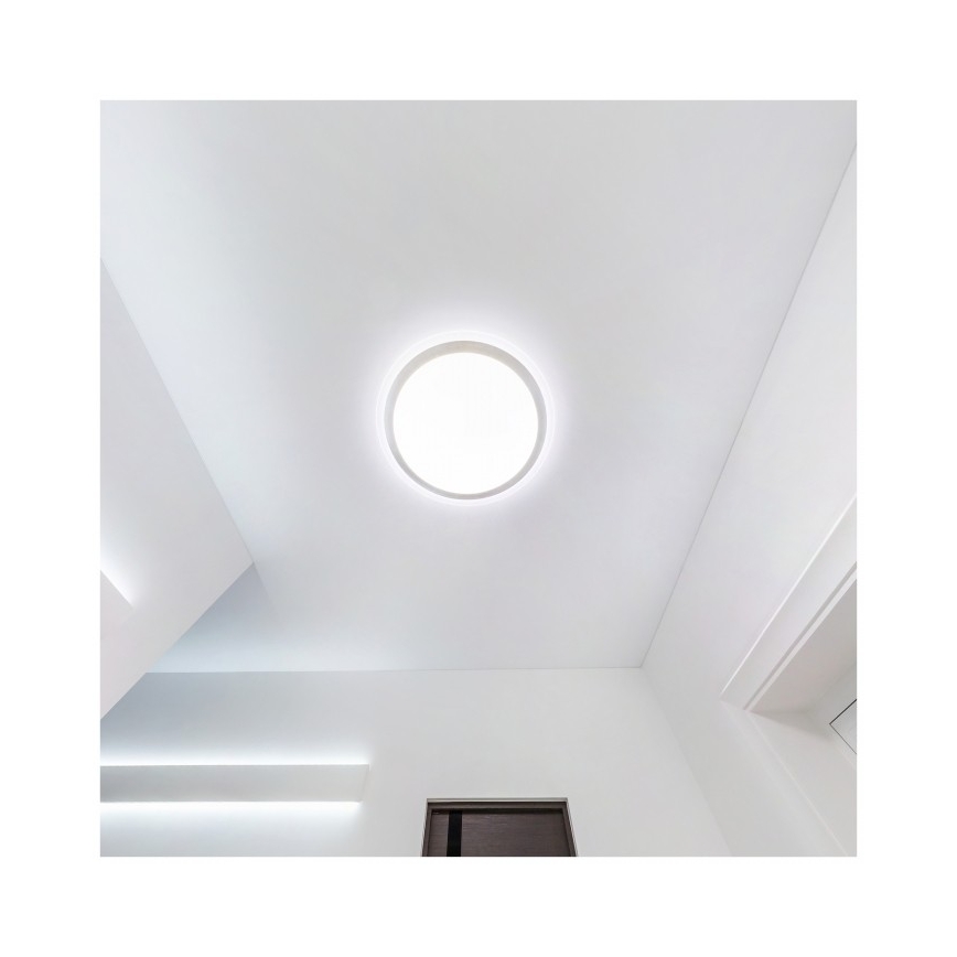 LED-Badezimmer-Deckenleuchte DEFENDER LED/12/18/24W/230V 3000/4000/6500K IP65 Ø 30 cm weiß