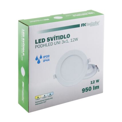 LED-Deckenleuchte für das Badezimmer LED/12W/230V 3000/4000/6000K IP44