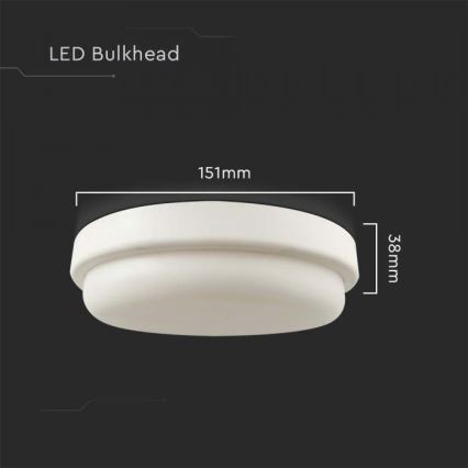 LED-Deckenleuchte für das Badezimmer LED/12W/230V 3000K IP54