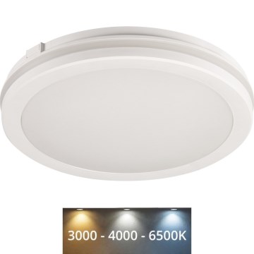 LED-Deckenleuchte für den Außenbereich BENO ECO LED/30W/230V 3000/4000/6500K d 30 cm IP65 weiß
