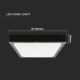 LED-Deckenleuchte fürs Badezimmer LED/18W/230V 6500K IP44 schwarz