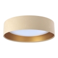LED Deckenleuchte GALAXY 1xLED/24W/230V Ø 44 cm Beige/Gold