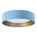 LED Deckenleuchte GALAXY 1xLED/24W/230V Ø 44 cm blau/gold